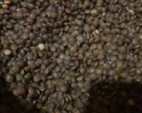 A picture of step 1 of Kali Malka daal with rice.