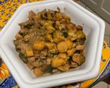Une image de l'étape 17 de Panais et courgettes au poulet et bouillon de champignons.