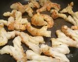 A picture of step 3 of Prawns and mash.