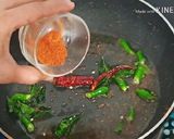 A picture of step 4 of Sweet Corn Capsicum Curry.