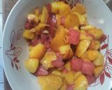 Foto del paso 1 de la receta: Helado de sandía, frutilla