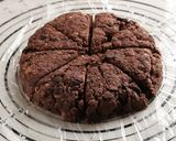 A picture of step 7 of Chocolate Scones [Eggless Recipe].
