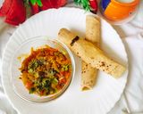 A picture of step 2 of RIDGE GOURD SABJI (Turi / Turai ki sabji).