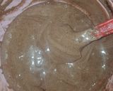 A picture of step 3 of Cakey brownies soft and moist.
