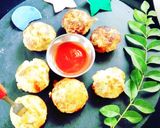 A picture of step 5 of Poha suji appe.