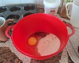 Foto del paso 1 de la receta: Muffins de Cocoa y yogur de duraznos