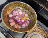 A picture of step 3 of Raw Turmeric Subji.