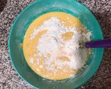 Foto del paso 5 de la receta: Bizcochuelo de naranja sin huevo 🥚❌