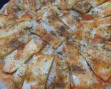 Foto del paso 8 de la receta: Primer pizza del año de jamón y morrón compartida con amigas