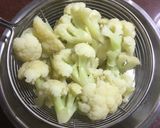A picture of step 1 of Gobhi / Cauliflower Manchurian.