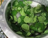 A picture of step 1 of Drumstick leaves Soup.