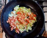 Foto del paso 3 de la receta: "Tallarines" de zucchini, con "pomarola" de seitán. ✨️♻️