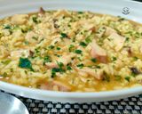 Foto del paso 6 de la receta: Arroz meloso con rodaja de pota y caldo dashi-no-moto