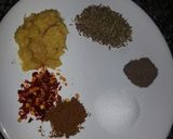 A picture of step 1 of Qeema samosa...