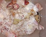 A picture of step 1 of White chicken karahi.