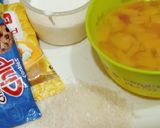 A picture of step 1 of Mango custard.