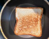 Gambar langkah 2 resipi Roti Bakar Pandan Butter.