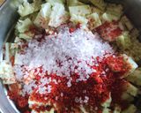 A picture of step 2 of Bitter gourd pickle.
