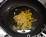 A picture of step 3 of Blue Ghee Rice with Pine nuts.