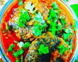A picture of step 8 of Arabi Leaves Kofta Curry.