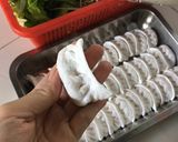 Hình bước làm 1 của món Sủi cảo hấp