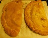 A picture of step 5 of Calzone.