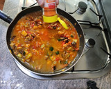 Foto del paso 4 de la receta: Arroz con verduras y bacon en 14 minutos