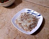 صورة لخطوة 1 من وصفة أرز ولوبياوبانيه ولسان عصفور سلطه