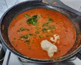 A picture of step 4 of Egg Lababdar.