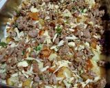 صورة لخطوة 3 من وصفة غراتان بالبطاطا وصوص البشاميل بنين يهبل 💯