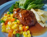 Foto langkah ke 4 dari resep Steak Daging Giling.