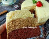 Foto langkah ke 6 dari resep Bolu Tiramisu Kukus.