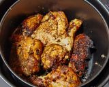 Foto del paso 5 de la receta: Pollo en airfryer con patatas panadera al micro