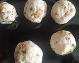 A picture of step 5 of Walnut paneer stuffed Dahi Vada.