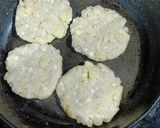 A picture of step 3 of Sago Tikki.