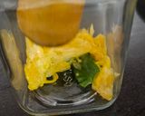 A picture of step 3 of OrNate (orange + pomegranate).