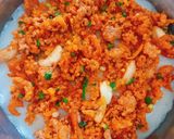 Hình bước làm 3 của món Bánh đúc mặn