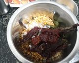 A picture of step 4 of South-Indian Parpu Podi | Mixed lentil powder.