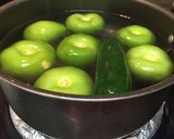 A picture of step 2 of Enchiladas Verdes.
