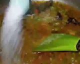 A picture of step 7 of Matar Pulao.