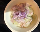 A picture of step 1 of Cool Cucumber Salad.