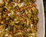 A picture of step 9 of Spiced romanesco + chickpea salad.