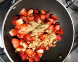 A picture of step 1 of Strawberry Panna Cotta.