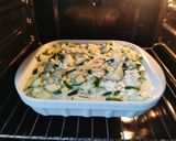 Une image de l'étape 4 de Clafoutis salés : courgettes et feta.