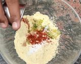 A picture of step 3 of Palak Patta Chaat 📌.