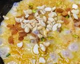 A picture of step 6 of Protein rich Yellow split Moong daal(gram lentils) Burfi.