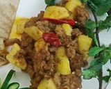 A picture of step 4 of Beef Qeema Aloo.