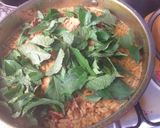 A picture of step 5 of Native palm oil jollof rice with a twist.