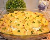 Csülkös rakott burgonya recept fázis 4 fotója