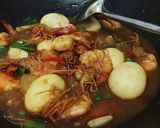 Foto langkah ke 5 dari resep Udang saus tiram pedas.